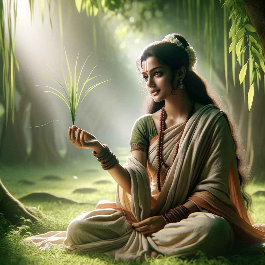 Sita Speaks to a Blade of Grass